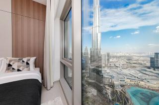 49th Floor 1BR with Burj Khalifa pool view - Dubaï - 4