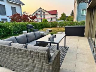 Ferienhausträume Bergstrasse Garten Appartment Bodensee - inkl Tiefgarage, Garten und Terrasse - 4