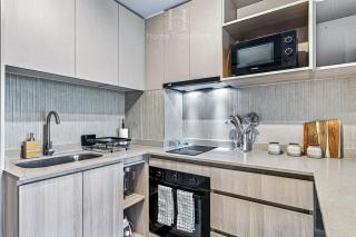 HT Cozy Air-Conditioned Apartment in Ñuñoa for 3 People - 4