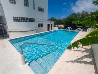 See Belize WATERSIDE Sea View Family Apt for 6 with Kitchen, Balcony, Infinity POOL & Overwater Deck, 2nd Floor - 0