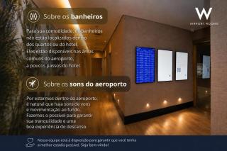 W Airport Rooms Fortaleza Hotel dentro do Aeroporto - 9