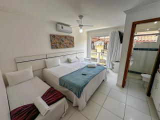 Casas no Residencial Mont Sião com 1, 2 ou 3 suítes (todas com ar condicionado) condomíno a poucos metros da praia de Taperapuã (Axé Moi), com 2 piscinas adulto, 2 infantil, sauna e 2 portarias, casas com internet privativa 300MBPS - 8