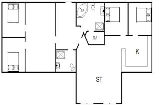Spacious holiday home in Fanø with sauna - 8