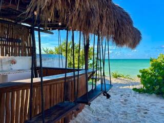 Beachfront House with Terrace & Bar, AC, 6 Max - 9