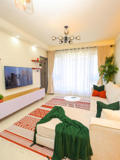 ValSI Stays Modern One Bedroom Apartment in Westlands Nairobi, City Views - 7