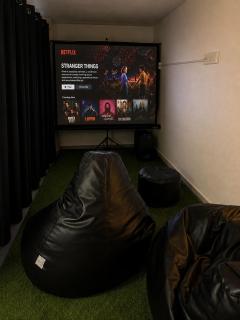 AC Private 1BHK with Movie Lounge and Fast WiFi - 3