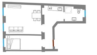 Ruhiges Hinterhaus - Szeneviertel - 2-Zimmer Apartment - 9