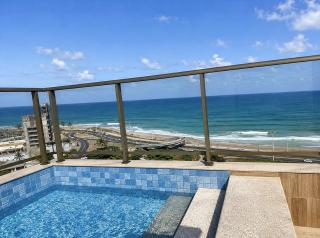 Apt com Varanda vista mar, ar cond e WiFi, Rooftop com piscina - 3