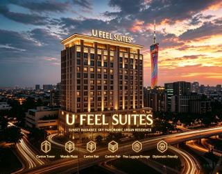 U Feel Sunset Radiance Sky Panoramic Urban Residence - Canton Tower Pazhou Exhibition Centre Wanda Plaza - 0