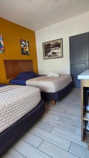 Habitación privada dos camas Chichén - 2