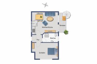 Villa Kaja Wohnung Seebrücke - 7