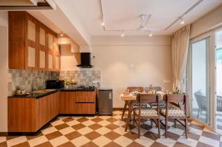 Staymaster Solintra A301 - Luxury 1 BR Apartment with Shared Pool & Gym - Nerul-Reis Magos - 7
