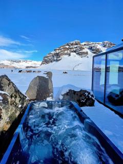 Aurora Glass Cabin I Private Sauna and Jacuzzi - 7