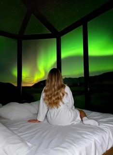 Aurora Glass Cabin II Private sauna and Jacuzzi - 2