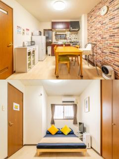 4 Train Lines Hub! Direct airport & Namba & Umeda access! DoumoTengachaya DT01 - 0