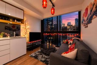 Modern Tokyo Pop 2BR Retreat - Melbourne Central - 4