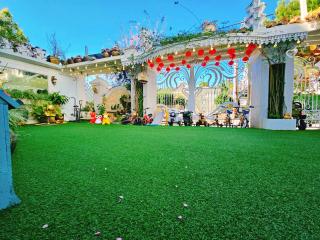 CĂN HỘ SÂN VƯỜN, BBQ, SỨC CHỨA 25 KHÁCH, MỞ PHÒNG Từ 1 KHÁCH - 4