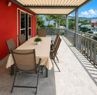 Villa Rosana - Ste Clotilde - jardin - vue mer et ville - 8