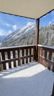 L'ALPAZUR 5 personnes pieds des pistes terrasse vue - 3