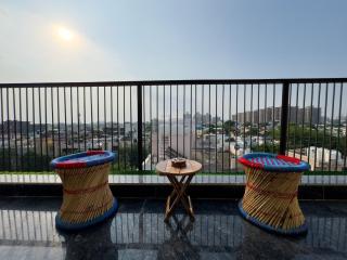 Modern Apartment in Gurugram Near Metro with Rooftop View, Designer Decor & Prime Location for Business or Leisure Stays - 5