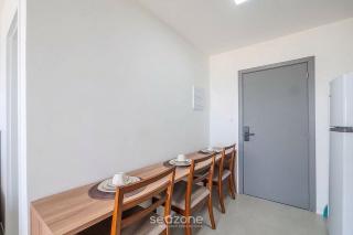 Studio em condomínio a 260 metros da praia BEA1807 - 9