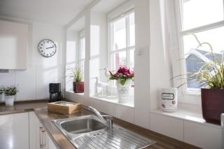 Schwalbennest Greetsiel für bis zu 6 Personen mit Kaminofen, Whirlpool und Sauna - Haustiere herzlich willkommen, nah am Hafen - 6