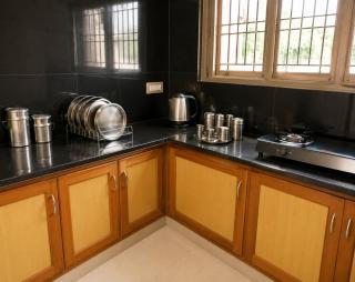 New Spacious 2BHK apartments in Tirupati Near Railway Station with fully equipped kitchen, AC bedrooms, Washing Machine, 24 hours water, caretaker service, and ample space for car parking & ideal for families and pilgrims - 3