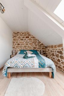 longère bretonne en pierre avec terrain, terrasse , ménage inclus - 8