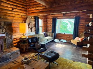 Riverfront Log Cabin w Fireplace Grill & Fire Pit - 2