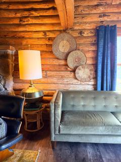Riverfront Log Cabin w Fireplace Grill & Fire Pit - 1