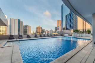 Estúdio em Hotel c/ Piscina e Academia MSB1208 - 0