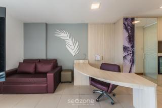 Estúdio em Hotel c/ Piscina e Academia MSB1208 - 3