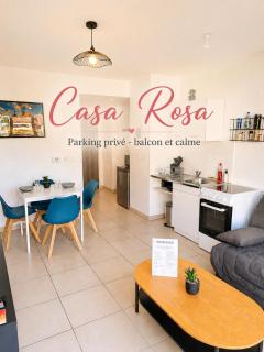 Casa Rosa, au calme avec garage privé et balcon - 0