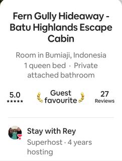 Fern Gully Hideaway Batu - 8