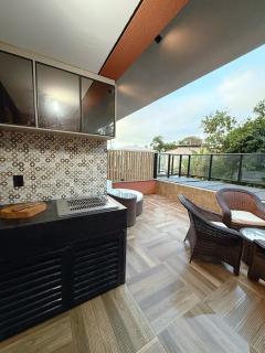 Flat Piscina privativa na beira mar de Tamandaré - 9