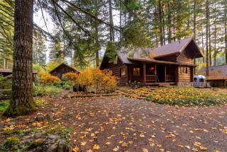 Mt Hood Log Cabin! Fresh Remodel with Airstream 1 - 6