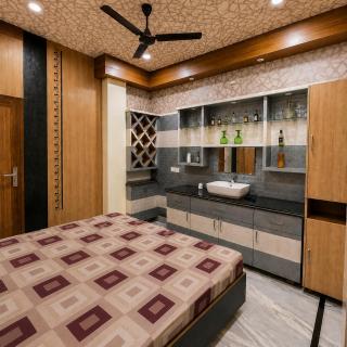 The Comfort Cove 3BHK with Kitchen & Living Room - 5