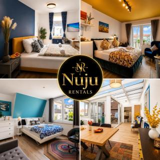 NUJU Rentals - 4-Zimmer, 10 Gäste, Wintergarten & Terrasse & Parkplatz - 0