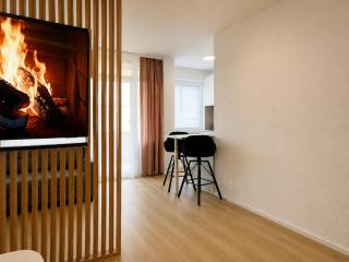Langzeitaufenthalt Apartment Biberach, großer Balkon, 65 Zoll TV - 2