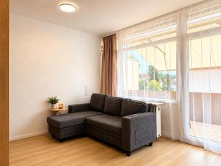 Langzeitaufenthalt Apartment Biberach, großer Balkon, 65 Zoll TV - 1