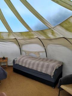 Ældre Glamping Telt Med Vildmarksbad På En Bondegård - 8