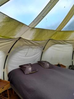 Ældre Glamping Telt Med Vildmarksbad På En Bondegård - 7