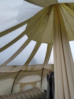 Ældre Glamping Telt Med Vildmarksbad På En Bondegård - 6
