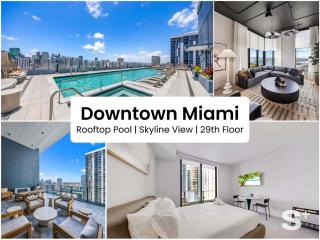 Spacious Studio - Rooftop Pool & Gym - 29th Floor - 0
