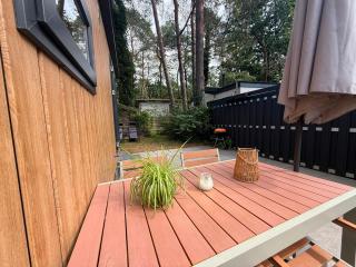 Chalet met eigen buiten jacuzzi Hoenderloo Veluwshof - 4