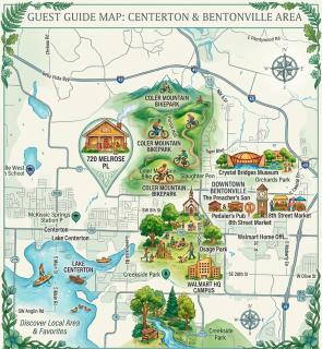 Spacious Home Near Walmart HQ - 7