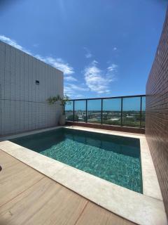 Cobertura de luxo com piscina e churrasqueira - 0