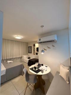 Flat Completo para 4 pessoas - 5 min Aeroporto Praia Shopping - 7