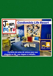 Apto JOAN MIRÓ Se sinta dentro de uma obra de arte 5 min da Esplanada dos Ministérios Condomínio LIFE RESORT Cortesia a caixa de mimos no dia do seu checkin - 0