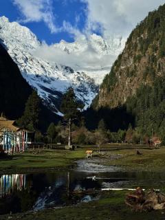 Yubeng Manshan MANSHAN · Golden Snow Bonfire Private Hot Spring Manor - 3